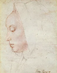 Profil einer Frau